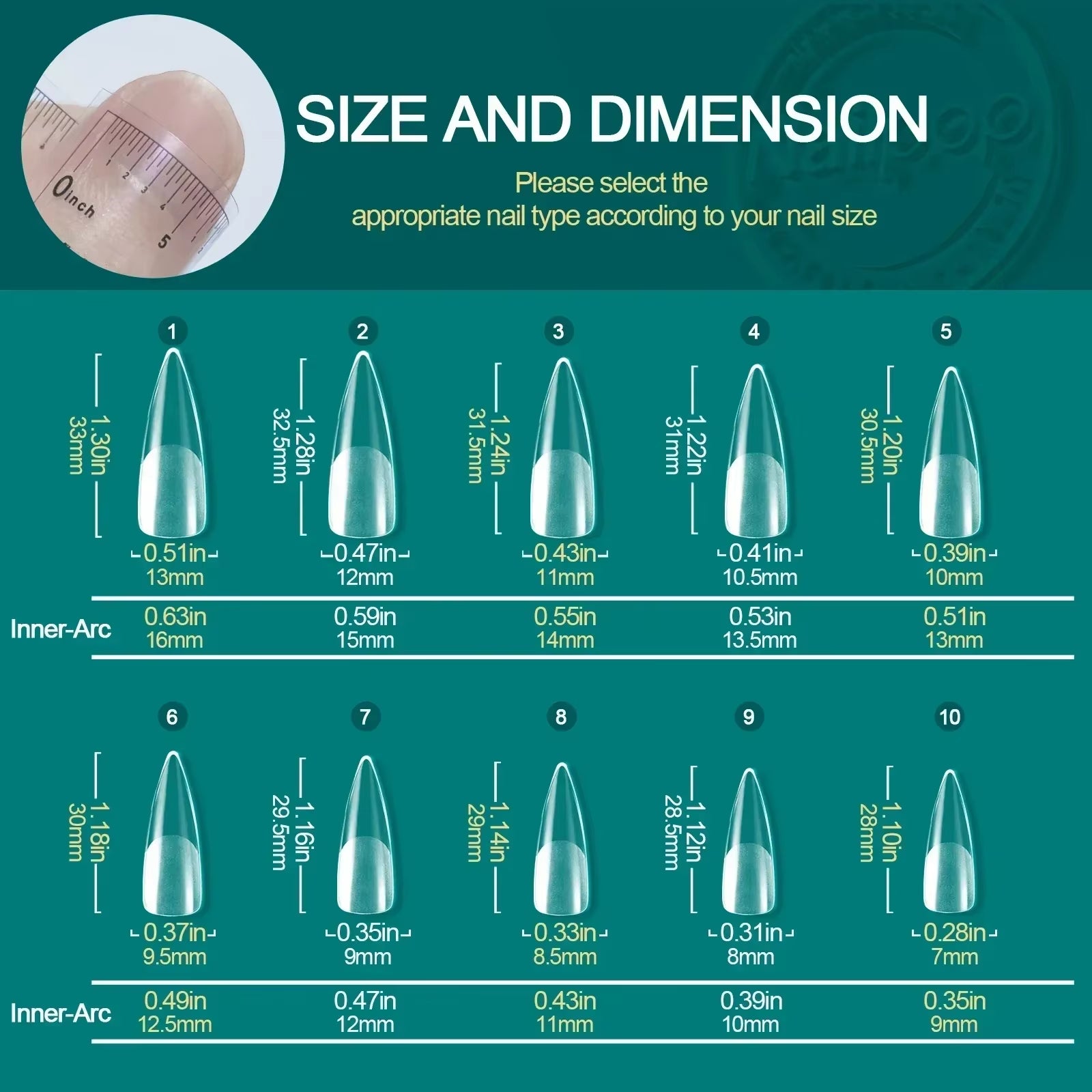 120Pcs Acrylic Nails Fake Capsule Short Almond Coffin Square Artificial Nail Extension Soft Gel Tips Accessories Tools